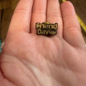 Vintage Friend Day Pin